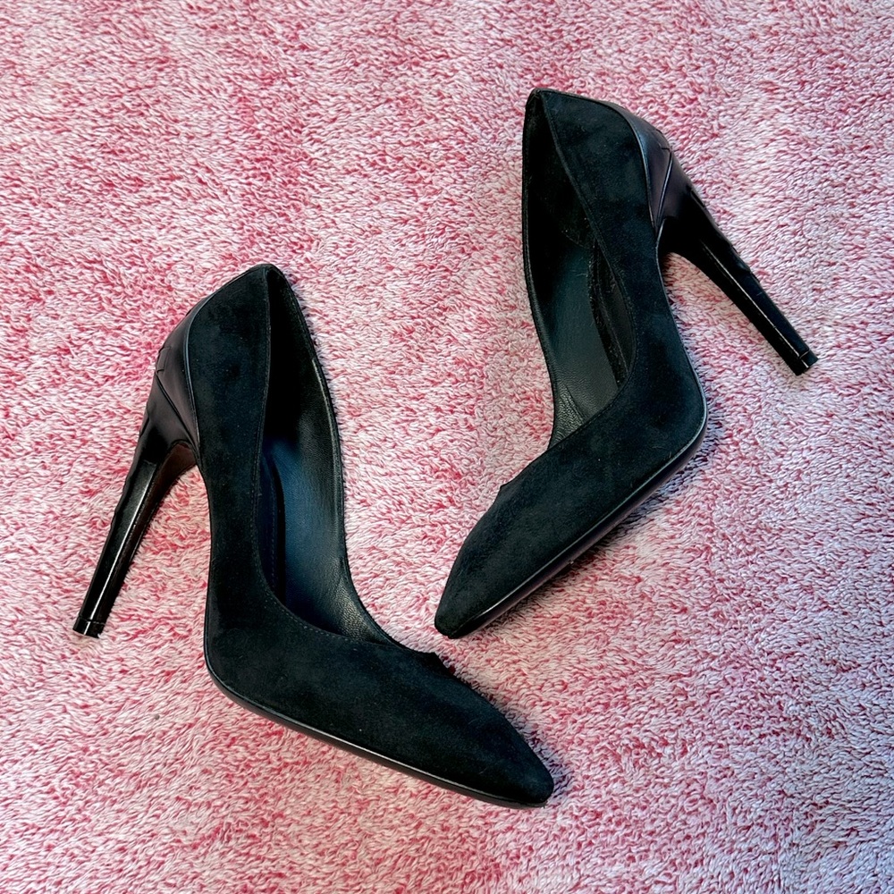 Bottega Intrecciato Suede Stilettos
